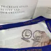 Pendientes de botón de plata S925 simples y de moda con microincrustaciones de circonita, aro, corazón hueco, pequeños, muy brillantes, geométricos
