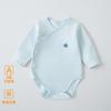 Mameluco de Bebé Manga Larga Algodón Suave Doble Capa Protección Abdominal Mono para Recién Nacido Ropa Interior de Algodón para Bebé Primavera Otoño Invierno