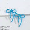 Mariposa de Hilo de Colores Combinada con Pintura en Spray Dorada DIY Aretes, Accesorios para Orejas, Colgantes para Teléfono, Materiales Hechos a Mano, Accesorios para Joyería