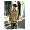 Camisa de Trabajo de Manga Larga para Hombre de Moda 2026 Nuevo Estilo Solapa Diseño Multibolsillos Casual Versátil Camisa de Moda