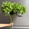 Flores de Hortensia Artificiales Más Vendidas Transfronterizas para Boda y Decoración del Hogar, Arte Floral, Accesorios para Fotografía de Bodas