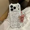 Adequado para Apple para Transformar Instantaneamente em Padrão de Concha 18Promax Luz e Sombra Kitty Kt Orelha de Gato Capa de Celular para iPhone, Capa Flexível e Rígida Personalização