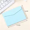 Fornecimento exclusivo transfronteiriço de pequenos envelopes lisos sem impressão em cores de macaron, papel couché duplo fresco e simples, cor lisa, pode ser impresso com logotipo