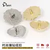 Botões Pequenos em Formato de Coração Estilo Chanel, Botões de Pérola, Botões para Roupas, Botões para Acessórios, Botões de Casaco, Botões de Trench Coat, Botões Costurados à Mão