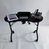 Mesa Plegable Blanca para Manicura con Aspiradora Cb-9001A, Mesa de Manicura Portátil y Ligera para Salones de Uñas