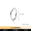Jingde Jewelry Anillos Abiertos y Cerrados de Plata de Ley S925 Accesorios para Joyería Hechos a Mano DIY Anillo Conector para Pulsera