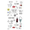 Fabricante de adesivos de tatuagem frescos em estoque adesivos de tatuagem no estilo Harajuku adesivos de tatuagem coreanos Amazon Supply fábrica