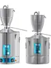 Pequena Máquina de Fermentação Água Destilada Pura Aço Inoxidável Doméstica Multifuncional Vaporizador Fermentador Destilador