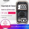 Medidor de capacitância Taiwan Temas YF-150 testador digital de capacitância de alta precisão 9 marchas 20000 uF proteção contra sobrecarga