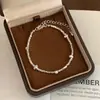 Pulsera de Fragmentos de Plata de Moda, Sencilla, Lujo Ligero, Diseño de Nicho para Mujer, Exquisita, Única, De Alta Gama, Joyería de Mano Versátil