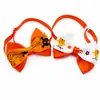 Remate de Halloween en Stock: Pajaritas para Mascotas, Pajaritas para Gatos y Perros, Collares con Estampado de Calabaza y Fantasma