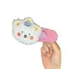 Bonito urso de desenho animado outono e inverno pelúcia grampo de cabelo super fofo cor chapéu menina all-match cabelo bola grampo de cabelo