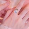 Anillo de Conejo Giratorio Este Año Lindo Inteligente Ajustable Anillo de Dieta Luz Lujo Nicho Diseño Anillo