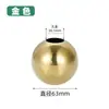 Aço Inoxidável de Alta Qualidade Bola com Duas Aberturas Perfuradora de Bola com Abertura Bola de Perfuração Bola Oca de Passagem Dupla Acessórios de Carcaça Cabeça de Bola Decorativa de Metal