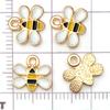 Nuevo Colgante de Aleación con Goteo de Aceite de Abeja Panal de Miel de Venta Caliente Transfronterizo DIY Pulsera Collar Accesorios de Joyería