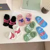 Calcetines Invisibles Tipo Barco para Mujer Estilo Primavera-Verano con Frases en Inglés, Calcetines Cortos Antideslizantes de Corte Bajo, Calcetines Tipo Barco de Corte Bajo con Bloques de Color Personalizados