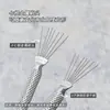 Caneta Multifuncional de Sete Pontas para Manicure Ferramenta de Pincelar Chiara Multi-Cabeça Dobrável Cabo de Aço Inoxidável Ferramenta de Manicure