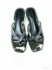 Chanclas de Gel de Nuevo Estilo para Mujer, Calzado de Verano para Exteriores, Sandalias de Tira de Cristal Versátiles y de Moda para la Playa, de Tacón Bajo