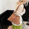 Bolso de Pana Estilo Coreano de Gran Capacidad, Nuevo Modelo 2026, Bolso de Hombro Versátil de Moda, Bolso de Mano para Viajes al Trabajo bajo el Brazo, Bolso Tote para Salidas