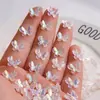 20 Piezas - Joyería para Uñas de Mariposa Ins Accesorios para Uñas DIY Decoración Estereoscópica Resina Arte de Uñas