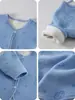 Tops de Terciopelo Oli para Bebé para Otoño e Invierno, Engrosados y Forrados de Felpa, Cárdigans para Recién Nacidos, Ropa Interior Base, Chaquetas Pequeñas para Niños y Niñas