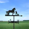 Explosiones Transfronterizas de Amazon Artesanías de Metal Pintura en Aerosol Decoración de Techos Veletas Adornos Arte de Hierro para Exteriores de Patio