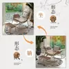 Mecedora, Sillón, Silla de Ratán para Hogar, Balcón de Ratán, Silla de Ratán, Silla Perezosa para Descanso en Patio Exterior, Terraza, Mecedora de Ocio para Adultos