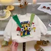 Sudadera para muñeca infantil colección primavera y otoño 2026, camiseta unisex de manga larga con dibujos animados, prenda interior base de muñeca 3D para niños pequeños y mayores