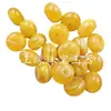 Cuentas de Abeja de Cera de Abeja Fluorescentes Flotantes para Agua Salada Hebilla de Jade Cuentas de Ábaco Cuentas Sueltas Cera de Abeja Amarilla Tipo Aceite de Pollo Cuentas Espaciadoras Accesorios para Joyería