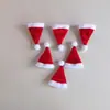Chapéus Mini de Natal Mais Vendidos na Amazon Chapéus de Natal Barra de Natal Adereços de Decoração para Cena de Supermercado