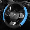 Funda para manillar de coche universal para las cuatro estaciones bordada con diamantes de color elástica sin aro interior funda para volante transfronteriza AliExpress