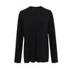 Ropa de Mujer al por Mayor Transfronteriza Estilo Europeo y Americano Modal Cómodo Delgado Manga Larga Verano Protección Solar Top Cuello Redondo Camiseta de Color Sólido