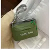 Bolsa Versátil de Tela Lavada de Gran Capacidad para Verano 2026 Nuevo Estiloso Diseño de Letras Bolso Tote de Hombro de Alta Gama para Mamá