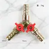 Directo del fabricante: Válvula de tres vías de cobre tipo Y, juego completo de herramientas, conector de gas natural de tres vías con válvula, 8 mm