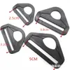 Fivela Plástica em D, Argola D Elevada, Fivela Plástica Semicircular para Bolsas, Mochilas e Bolsas de Ombro, Fivela em D para Ajuste de Fita, Fivela Dupla D