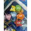 Brinquedos de espuma para banheiro com animais exóticos, adesivos de espuma para banheiro, espuma EVA em formato de baleia, adesivos de espuma para tapete higiênico