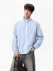 Chaqueta de protección solar a rayas para hombre para exteriores, abrigo deportivo de verano transpirable, ligera, cuello alto, con paneles, chaqueta solar con protección UV