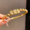 Pulseira com Fivela de Encaixe em Forma de Cobra Banhada a Ouro Real 18K Moda Retrô Pulseira Elegante Luxo Acessível Joias de Alta Qualidade para Mulheres