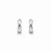 Pendientes de Plata en Forma de C de Alta Gama para Moda Transfronteriza, Estilo Nuevo de Moda Más Vendido, Pendientes Simples y Únicos, Accesorios Versátiles para Orejas para Mujeres
