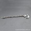 Clip de cadena extendida de acero inoxidable de 5 cm, clip colgante, colgante en forma de corazón, cadena de cola más pulsera de cadena larga, cadena de cola, accesorios de joyería DIY