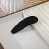 Grampo de cabelo de veludo simples liso Tecido Joker Clip BB Clip para cabelo quebrado Parte de trás da cabeça Quadrado Gota d'água Clip Atacado