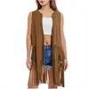 Estilo Étnico Retro Moda Transfronteriza Europea y Americana Tendencia de Moda Chaleco Cardigan sin Mangas para Mujer Venta Caliente en Aliexpress con Borlas