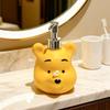 Botella de Jabón con Forma de Dibujo Animado de Winnie the Pooh para Baño del Hogar Jabón de Manos para Baño Champú Botella Dispensadora Multifuncional