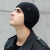 Gorro de lana transfronterizo europeo y americano para hombre, nuevo gorro de punto de color sólido, moda de otoño e invierno, protección para los oídos, gorro informal cálido