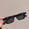Gafas de Sol de Prescripción Estilo Jennie 49 para Mujer, Montura Cuadrada Vintage de Alta Gama, Gafas de Sol Polarizadas de Moda para Caras Pequeñas