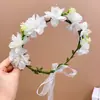 Diadema Floral de Verano y Primavera Super de Hada para Mujer, Accesorio para el Cabello que Realza la Atmósfera para Sesión de Fotos de Adultos, Diadema Pinza para el Cabello de Rosa de Moda