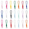 Popular Creativo Simple Lanyard para Teléfono Móvil Portatarjetas de Muñeco Pase de Abordar Llavero para Mochila Escolar Cuerda Trenzada Colorida Joyería para Colgar