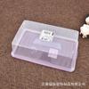 Caixa de ferramentas retangular transparente Heaven and Earth Cover PP Caixa de plástico refrigerador CrispeR Home AccessoRies Caixa de armazenamento R694