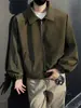Chaqueta holgada de estilo retro americano para hombre, adecuada para primavera y otoño, casual y versátil, estiliza y es elegante, top de moda