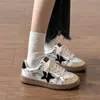 Zapatillas Casuales Retro con Estrella Desgastada para Mujer, Nuevas de Primavera/Verano 2026, Malla Transpirable, Bloques de Color, Zapatos Deportivos